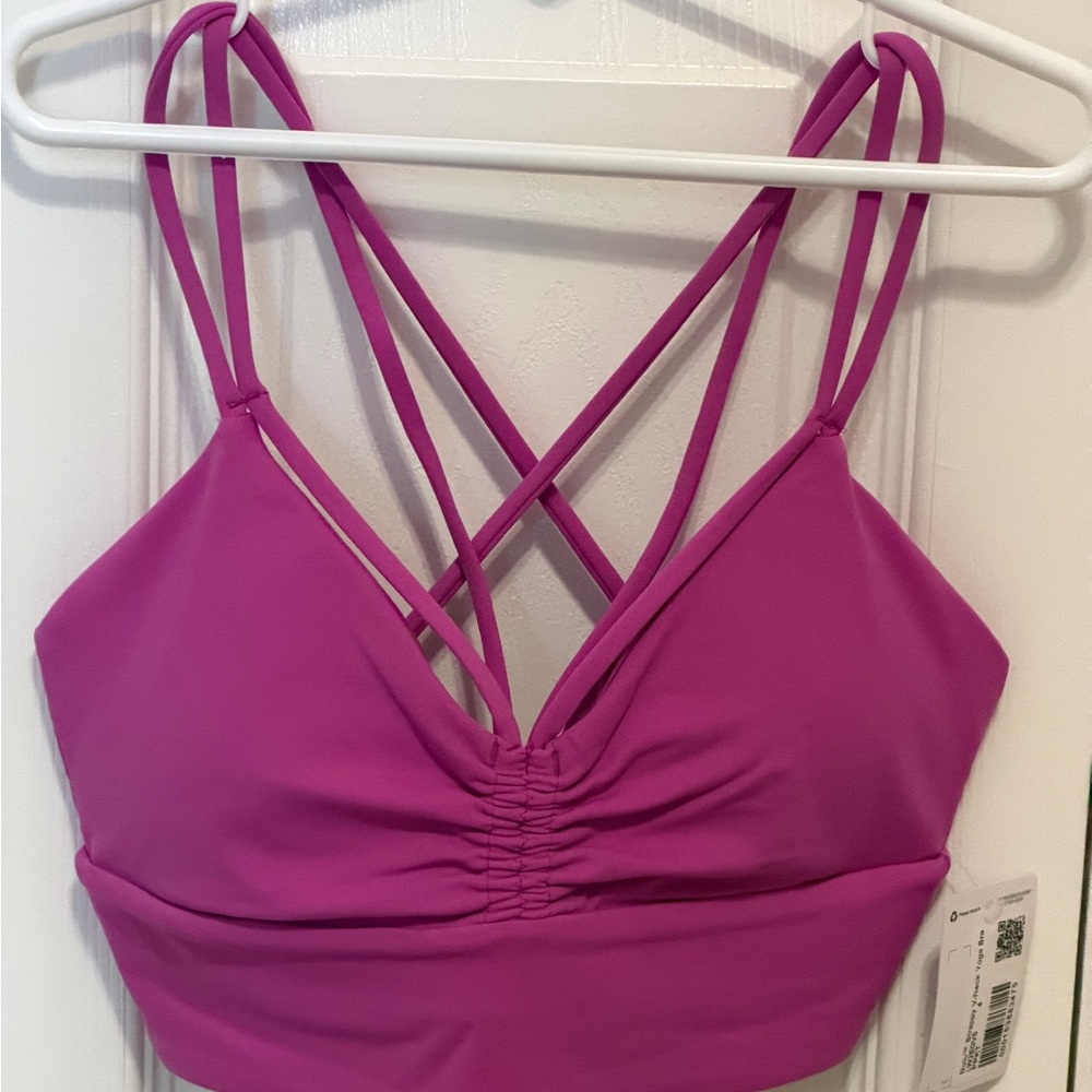 NWT Lululemon Athletica Nulu strappy Yoga bra Sz 4